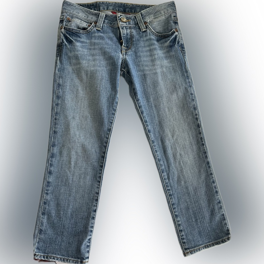 Lucky Brand park lola Straight  Crop  denim jeans sz 2/26
